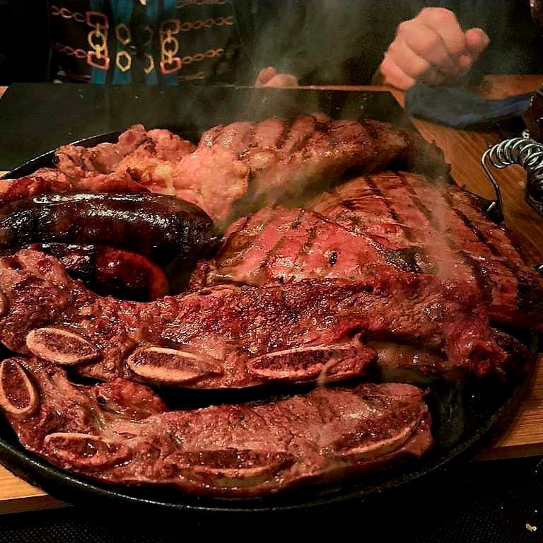 Parrillada argentina carne de importación (mínimo 2 raciones) - L